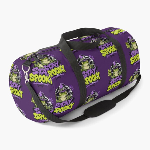 Item preview, Stay Spooky Witch Frog Halloween T-Shirt | Funny Spooky Toad Witch Hat Neon Purple Green Graffiti Gift designed and sold by illeN-Art-World.