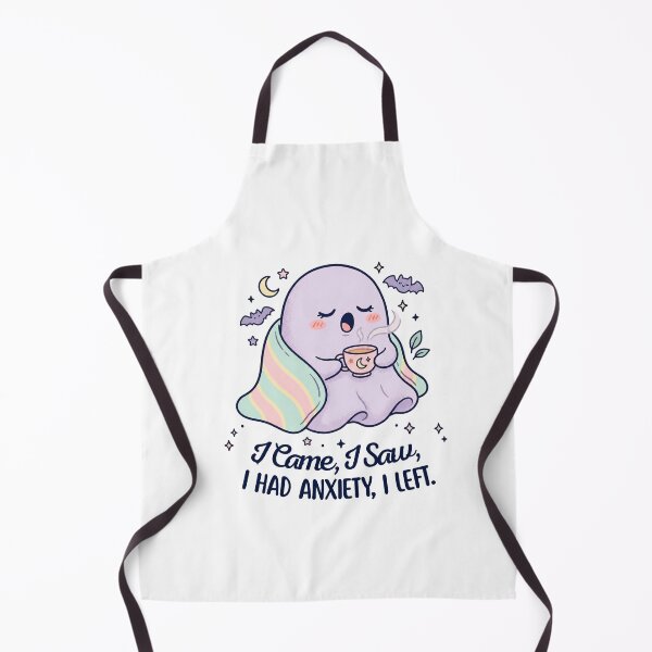 Item preview, I Came I Saw I Had Anxiety Cute Ghost Meme designed and sold by Anno Meister.