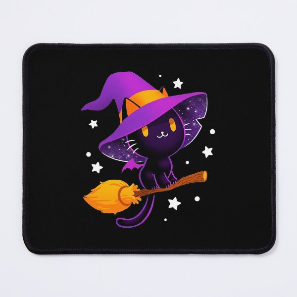 Item preview, Cat Witch Broomstick Halloween designed and sold by SFGraphicdesign.