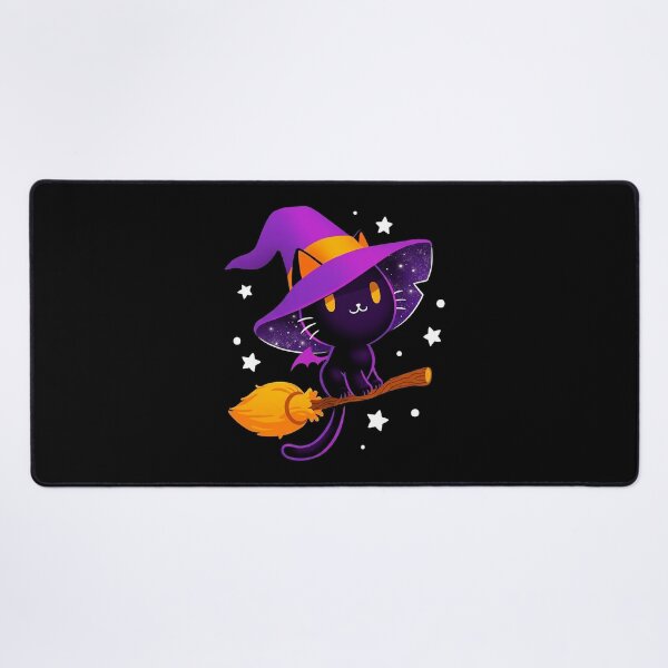 Item preview, Cat Witch Broomstick Halloween designed and sold by SFGraphicdesign.
