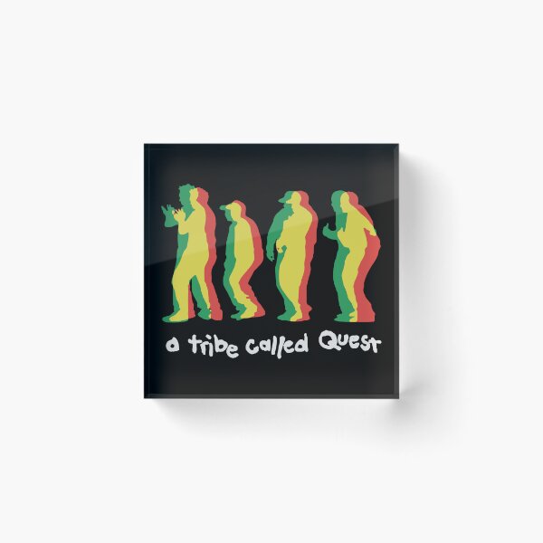 Item preview, A Tribe Called Quest Silhouette Rasta Colors Hip Hop Graphic designed and sold by yusnaber.