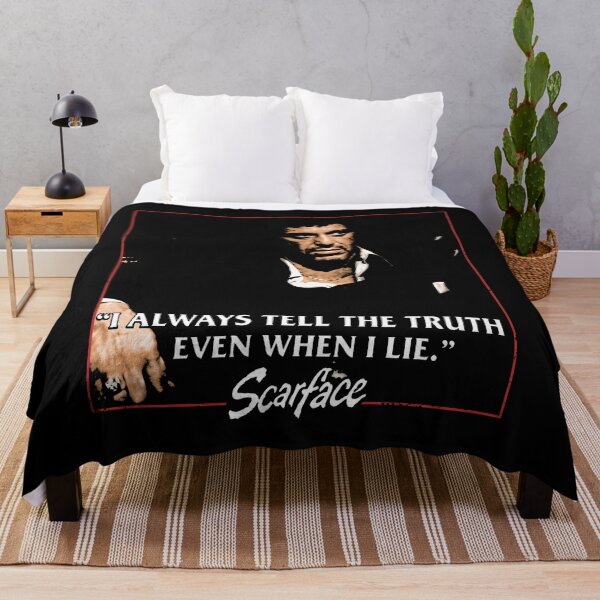 Item preview, Scarface - Tony Montana - I Always Tell The Truth Even When I Lie designed and sold by lucrfts.