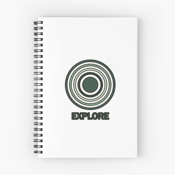 Item preview, Explore – retro badge in green | Outdoor design designed and sold by Glowfy.