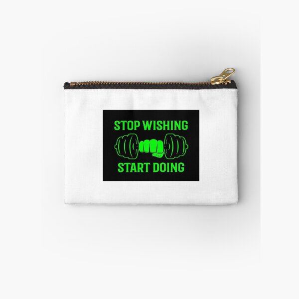 Item preview, Stop Wishing Start Doing (Green) designed and sold by jayderdymje.