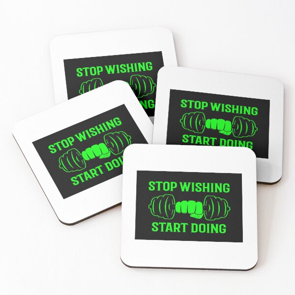 Item preview, Stop Wishing Start Doing (Green) designed and sold by jayderdymje.