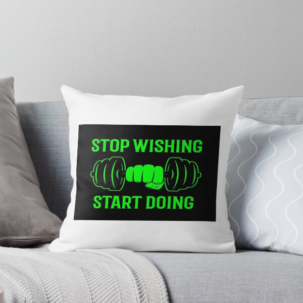Item preview, Stop Wishing Start Doing (Green) designed and sold by jayderdymje.