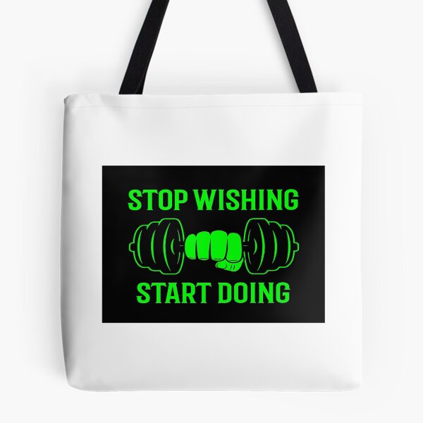 Item preview, Stop Wishing Start Doing (Green) designed and sold by jayderdymje.