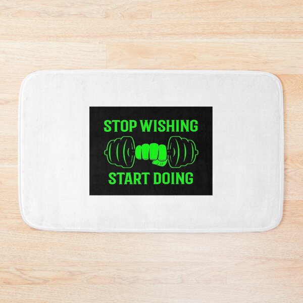 Item preview, Stop Wishing Start Doing (Green) designed and sold by jayderdymje.