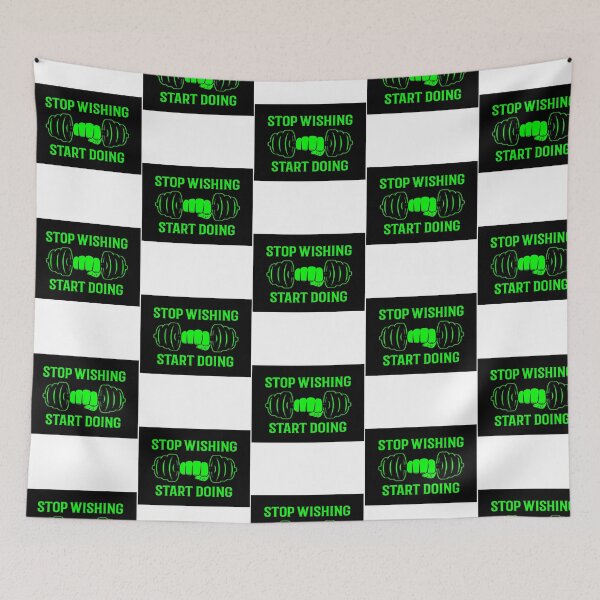 Item preview, Stop Wishing Start Doing (Green) designed and sold by jayderdymje.