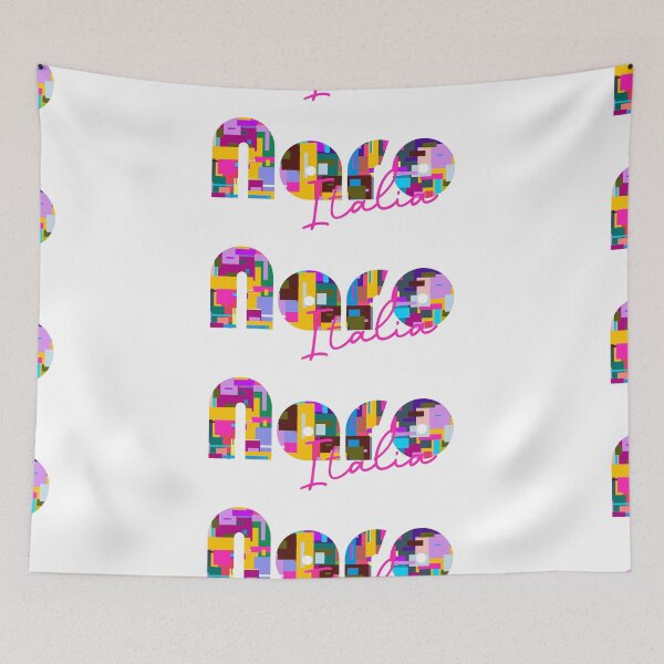 Item preview, Naro, Agrigento, Italy, Italia, colorful typography design for travellers designed and sold by Wanderful-roads.