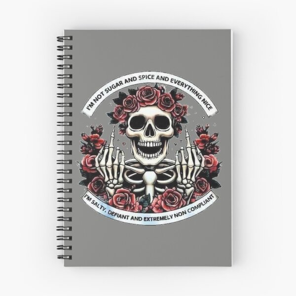 Item preview, Salty Defiant and Extremely Noncompliant Skeleton designed and sold by GhostDawgs.