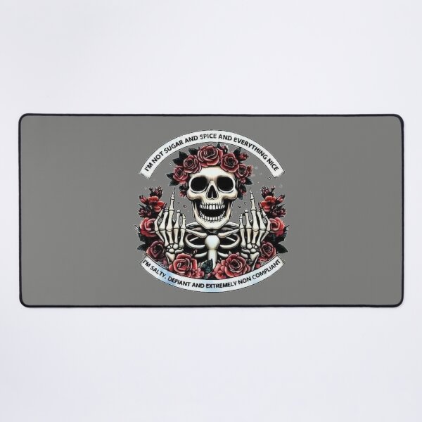 Item preview, Salty Defiant and Extremely Noncompliant Skeleton designed and sold by GhostDawgs.
