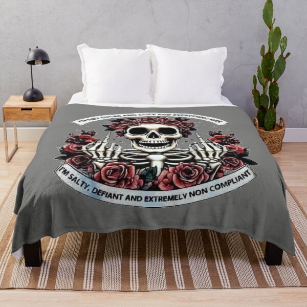 Item preview, Salty Defiant and Extremely Noncompliant Skeleton designed and sold by GhostDawgs.