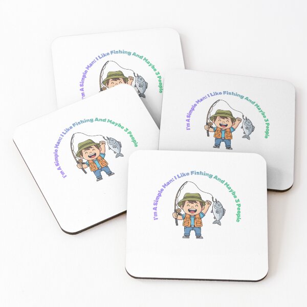 Item preview, Simple Man I Like Fishing Funny Fisherman designed and sold by VersaStyles.