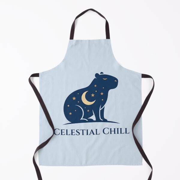 Item preview, Celestial Capybara Moon Badge Icon designed and sold by dreephic22.