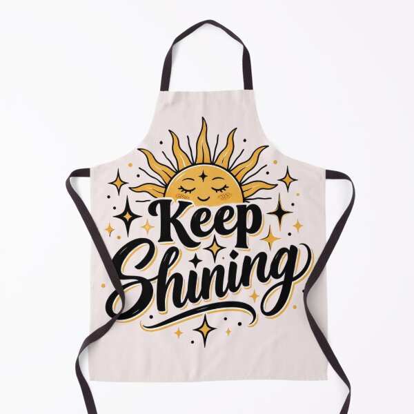 Item preview,  Keep Shining Sunshine Motivational Quote Retro Typography designed and sold by Sanika arts .