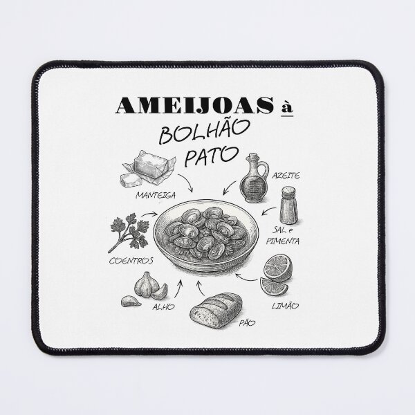 Item preview, Bulhão Pato Clams – Vintage Portuguese Food designed and sold by TheBrightDuck.