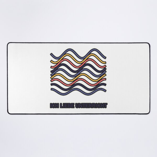 Item preview, I love teaching – retro waves for teachers designed and sold by Glowfy.