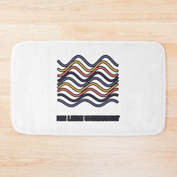 Item preview, I love teaching – retro waves for teachers designed and sold by Glowfy.