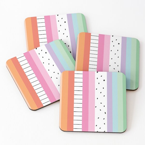 Item preview, Dragon Fruit Stripes designed and sold by PatternDesign01.