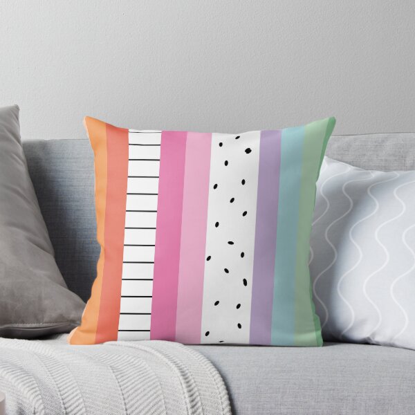 Item preview, Dragon Fruit Stripes designed and sold by PatternDesign01.