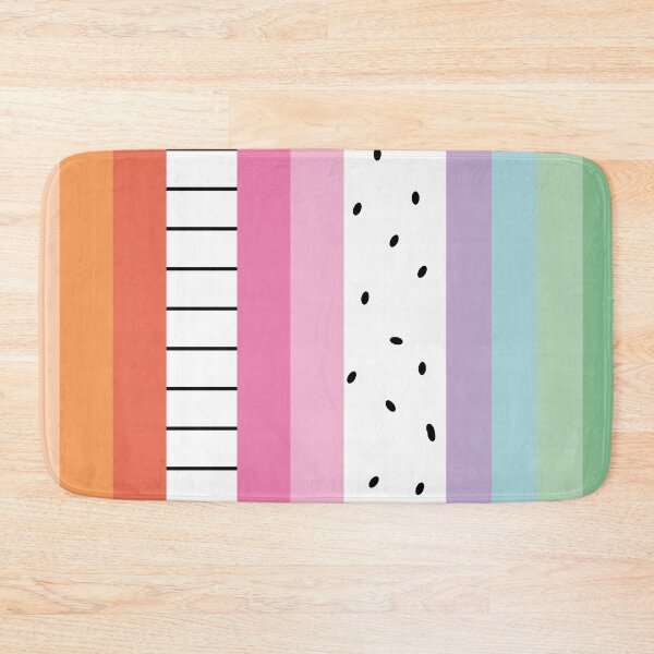 Item preview, Dragon Fruit Stripes designed and sold by PatternDesign01.