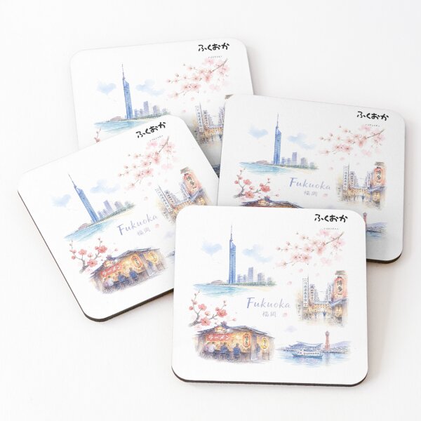 Item preview, Fukuoka | Hakata Nights & Streetside Ramen | Japanese Design designed and sold by JapanMemoir.
