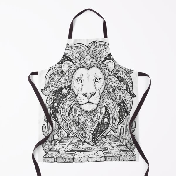 Item preview, Pink Lion Warp Pad Celestial Mane Fine Line Art designed and sold by 0Zetgest.