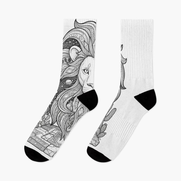 Item preview, Pink Lion Warp Pad Celestial Mane Fine Line Art⁠ designed and sold by 0Zetgest.