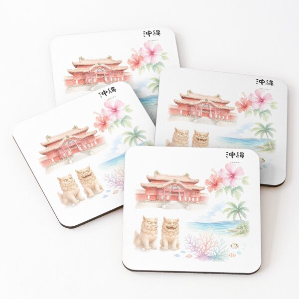 Item preview, Shuri Castle & Tropical Paradise | Okinawa | Japanese Design designed and sold by JapanMemoir.