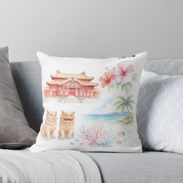 Item preview, Shuri Castle & Tropical Paradise | Okinawa | Japanese Design designed and sold by JapanMemoir.