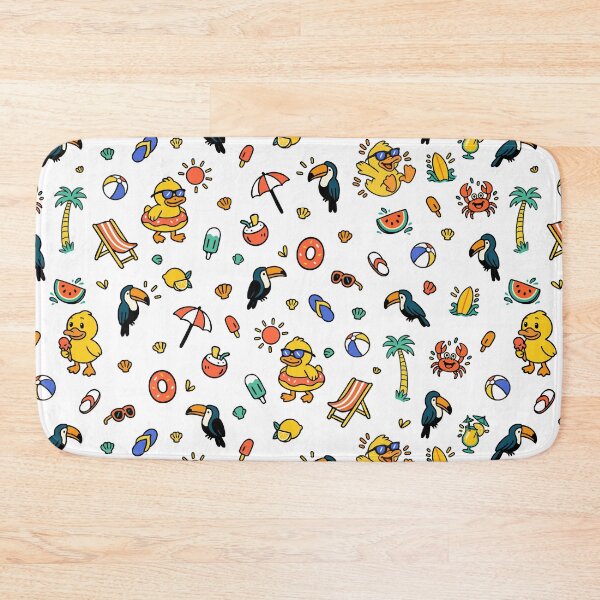 Item preview, Tropical Duck Pattern designed and sold by TheBrightDuck.