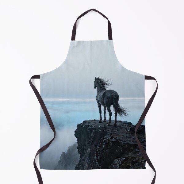 Item preview, Black Horse Above the Clouds designed and sold by KAMOCHI Art.