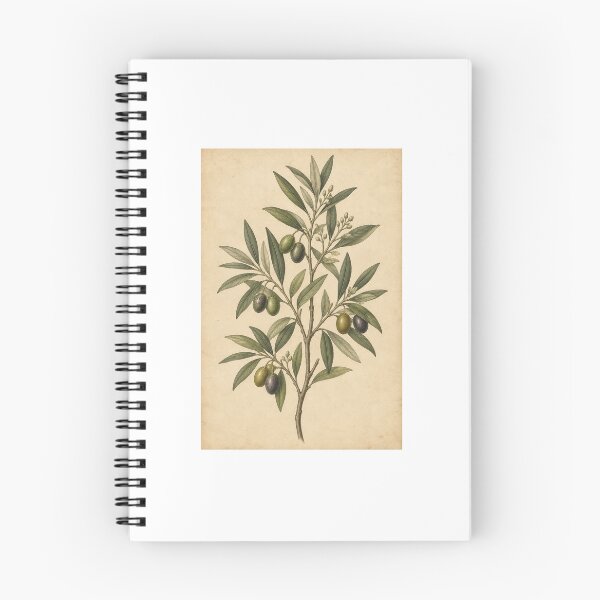Item preview, Vintage Olive Branch Botanical Art | Antique Mediterranean Plant Illustration designed and sold by VoidBearer03.
