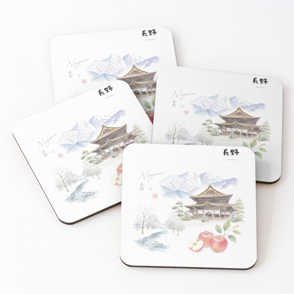 Item preview, Nagano | Japanese Alps & Zenkoji Temple | Japanese Design designed and sold by JapanMemoir.
