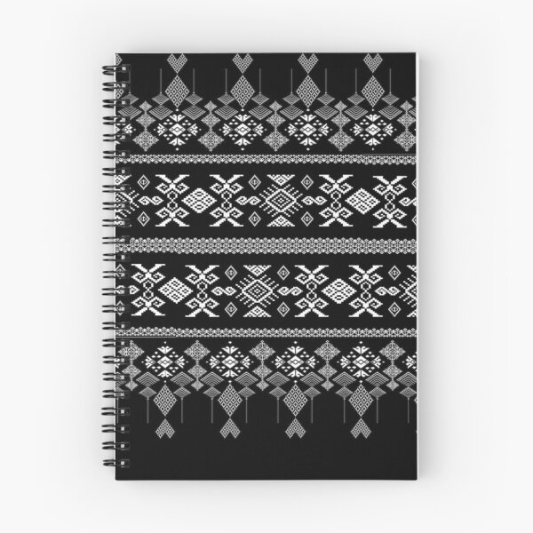 Item preview, Traditional Black and White Geometric Ethnic Pattern designed and sold by Sakshiartwork.