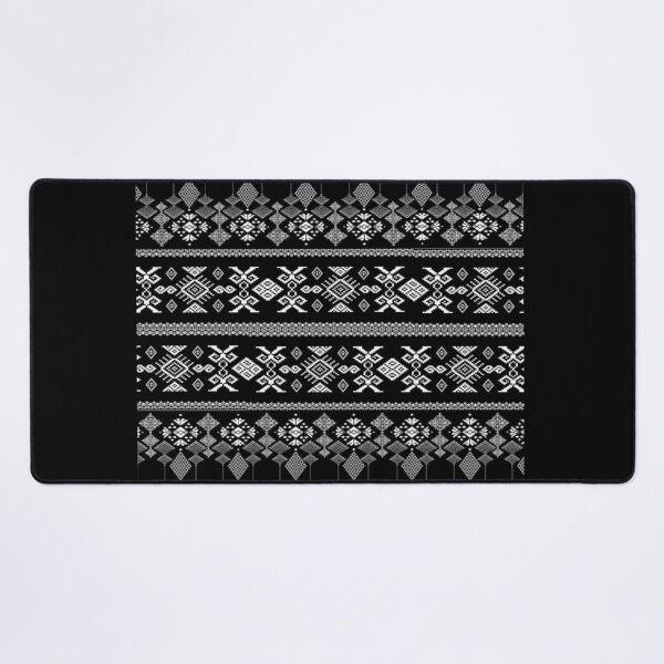 Item preview, Traditional Black and White Geometric Ethnic Pattern designed and sold by Sakshiartwork.