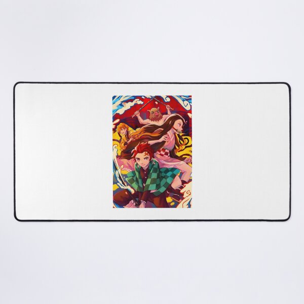 Item preview, Demon Slayer Anime Inspired Main Characters Illustration Design designed and sold by etaoredbubble.