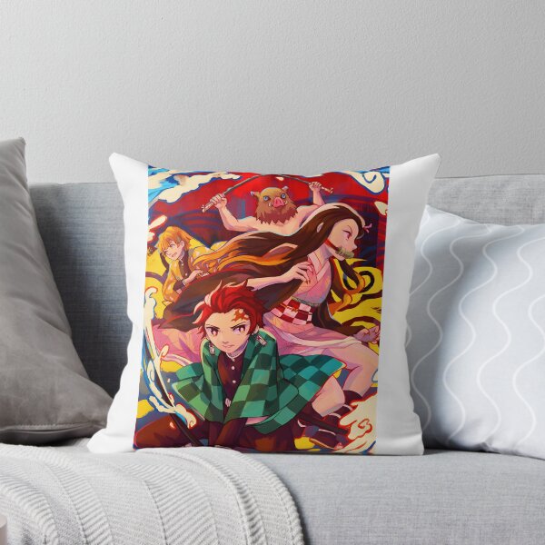 Item preview, Demon Slayer Anime Inspired Main Characters Illustration Design designed and sold by etaoredbubble.