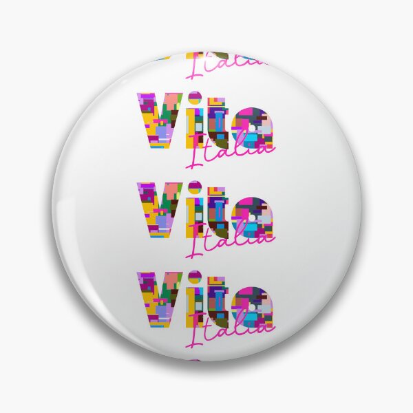 Item preview, Vita, Trapani, Italy, Italia, colorful typography design for travellers designed and sold by Wanderful-roads.