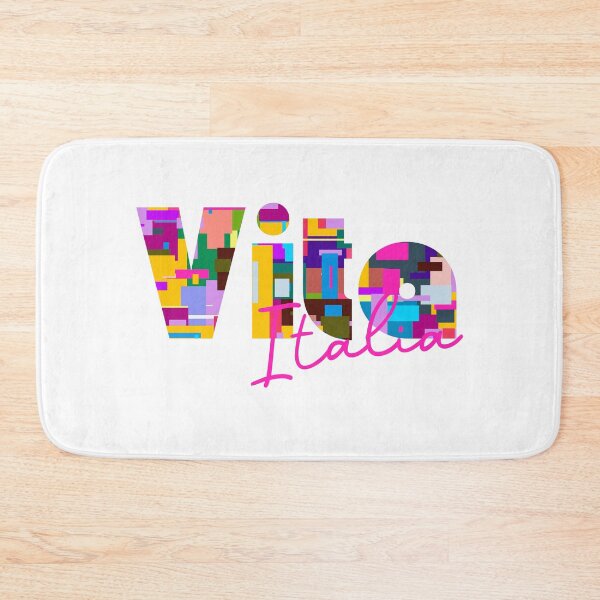 Item preview, Vita, Trapani, Italy, Italia, colorful typography design for travellers designed and sold by Wanderful-roads.