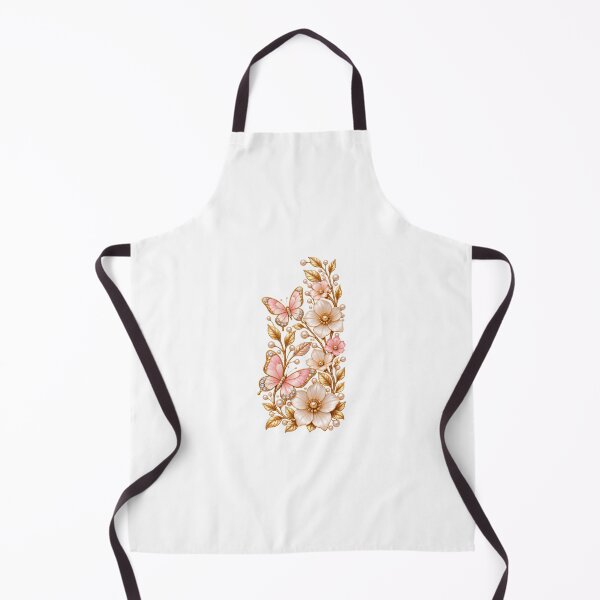 Item preview, Butterfly flowers , pearls and golden leaves designed and sold by SABEHAT.