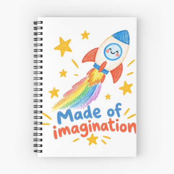 Item preview, Rainbow Rocket – Kids Space Design designed and sold by TheBrightDuck.