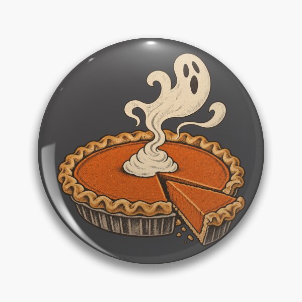 Item preview, Spooky Pie Slice Escape Retro Halloween Baking Design designed and sold by Golden Era Studio.
