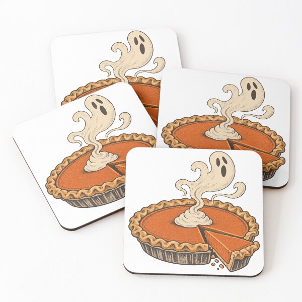 Item preview, Spooky Pie Slice Escape Retro Halloween Baking Design designed and sold by Golden Era Studio.
