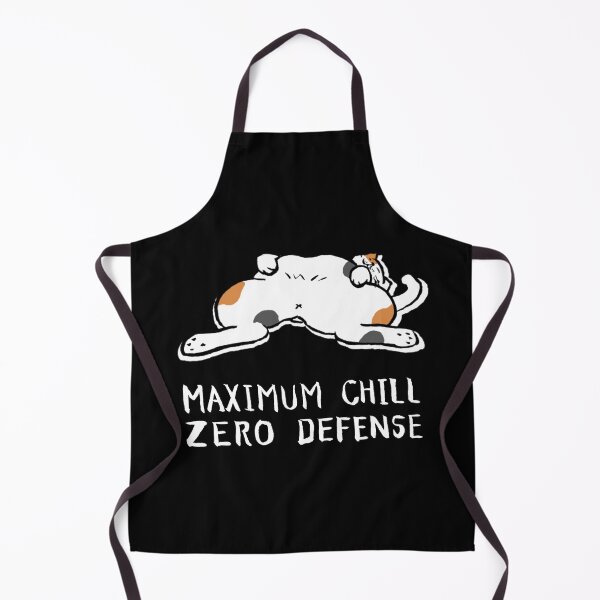 Item preview, Zero Defense Maximum Chill Funny Chonky Cat Calico Meme Streetwear (for black) designed and sold by TarunekoT.