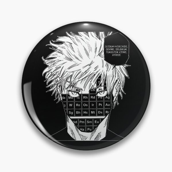 Item preview, Jujutsu Kaisen - Satoru Gojo - Sodium Hydroxide Serine Selenium Tungsten Iodine Vitride designed and sold by notajojosfan.