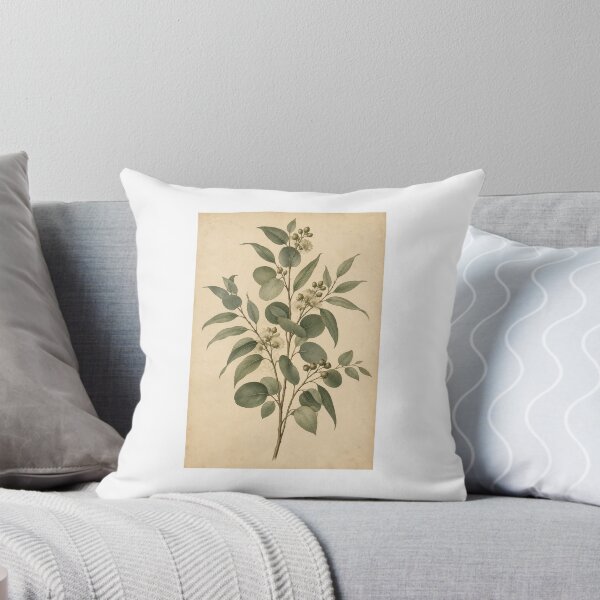 Item preview, Vintage Eucalyptus Botanical Art | Antique Botanical Leaf Illustration designed and sold by VoidBearer03.