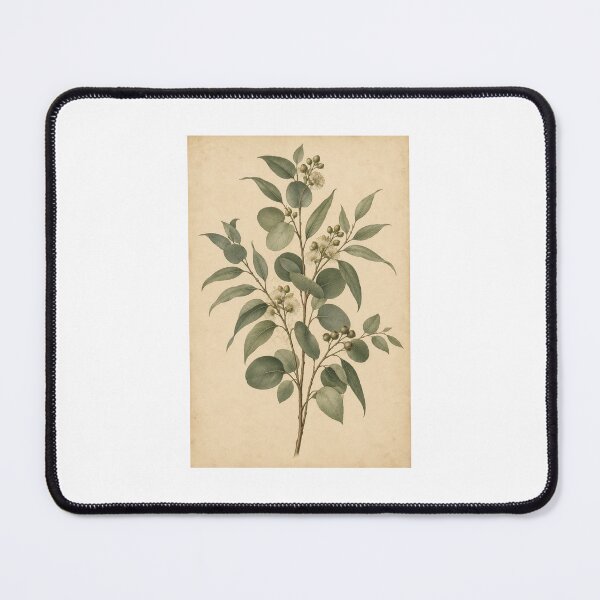 Item preview, Vintage Eucalyptus Botanical Art | Antique Botanical Leaf Illustration designed and sold by VoidBearer03.