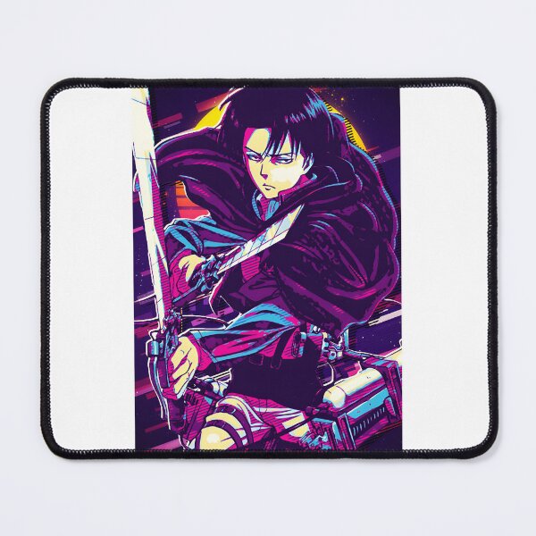 Item preview, Levi Ackerman Retro Style Design Inspired by Attack On Titan designed and sold by etaoredbubble.